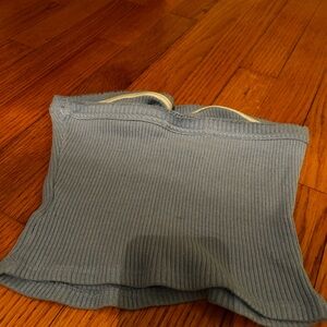 Urban Outfitters Ribbed Tube Top in Gray